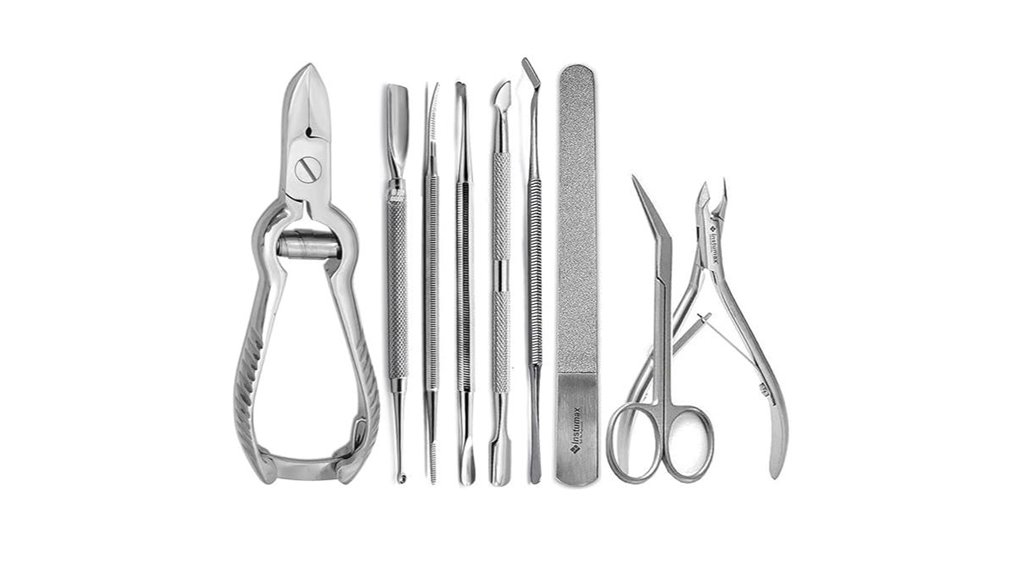 9 piece toenail care set