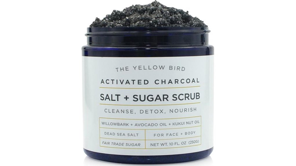 activated charcoal scrub face body usa made