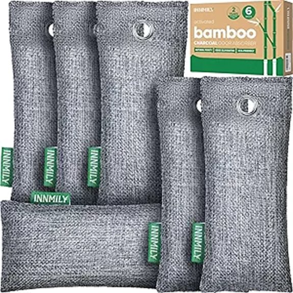 activated charcoal shoe odor absorbers 6 pack