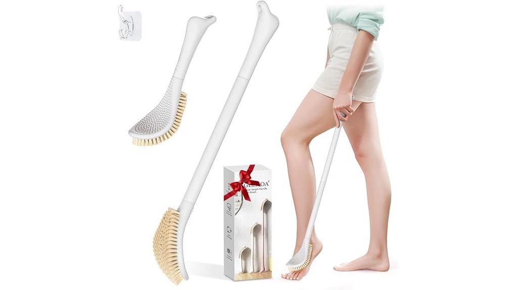 adjustable 3 in 1 foot scrubber