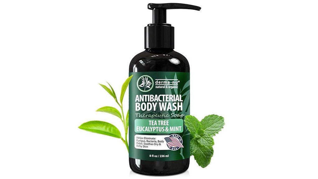 antibacterial tea tree body wash