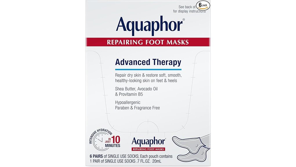 aquaphor foot masks moisturizing