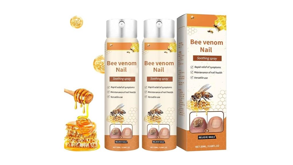 bee venom nail soothing spray 2 pack