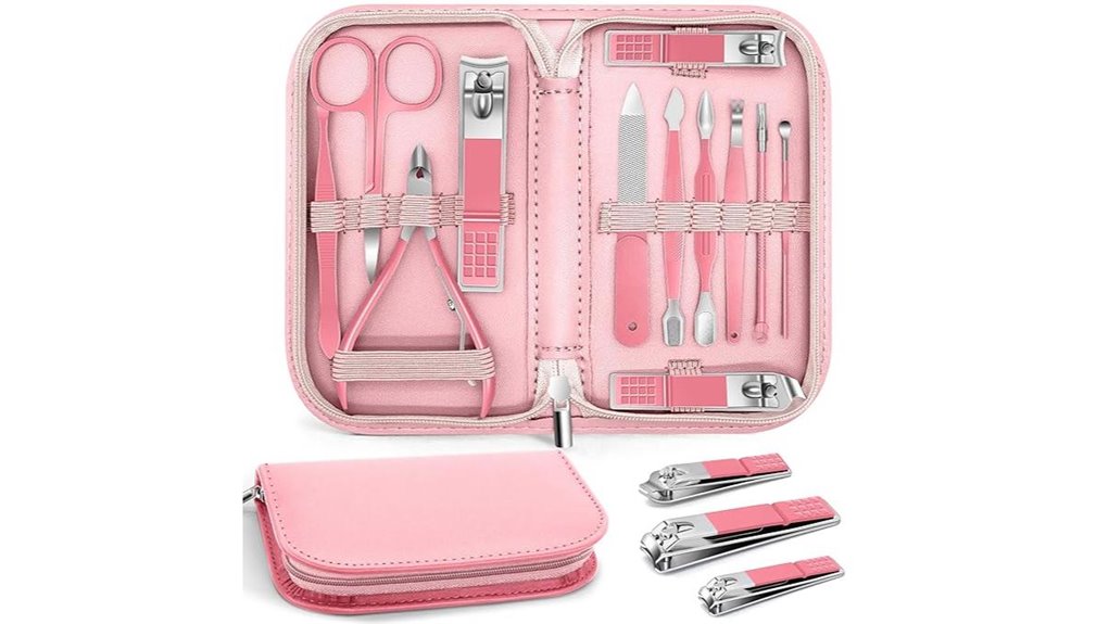 bleswin 12 piece set in leather case