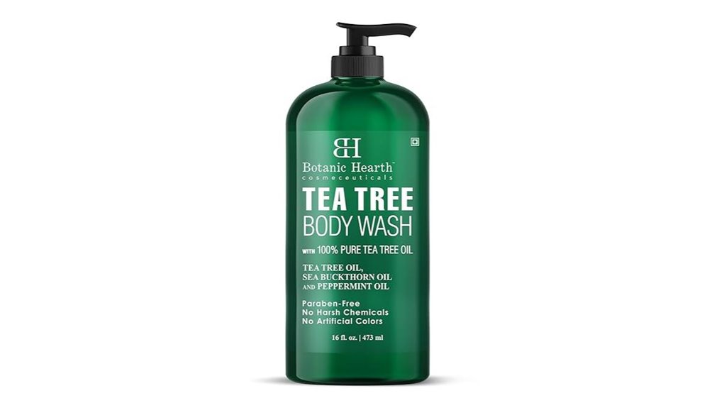 botanic hearth tea tree body wash