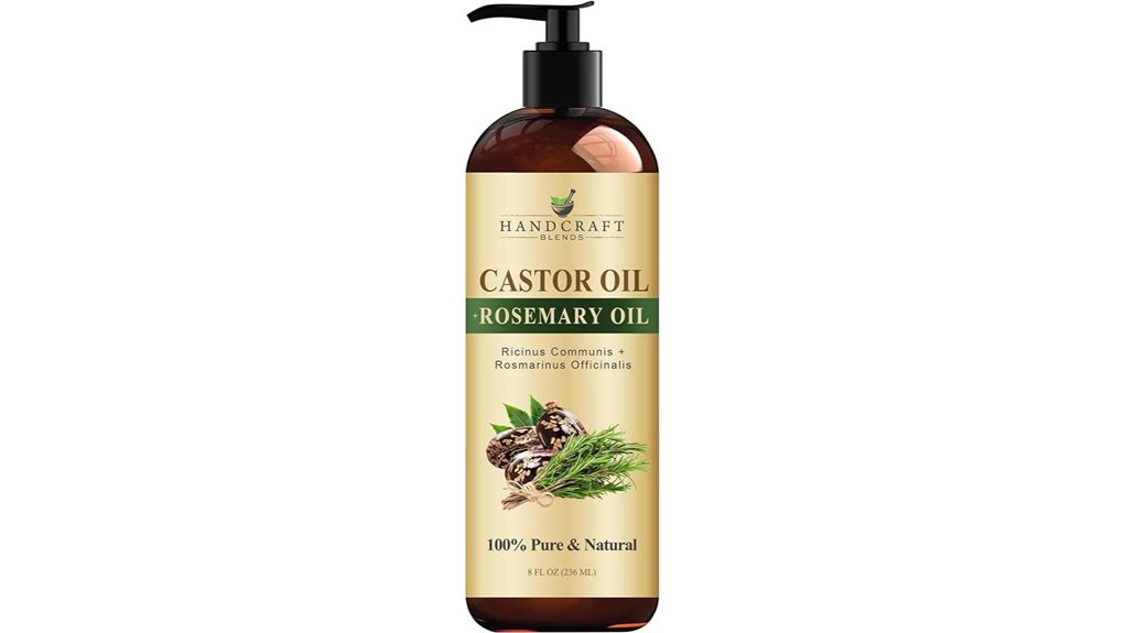 castor oil with rosemary 8 oz
