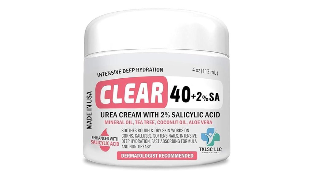 clear urea cream 40 salicylic acid 4oz usa