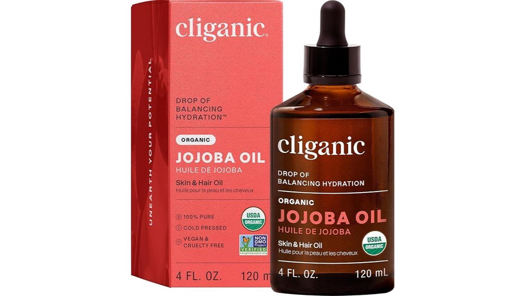 cliganic organic jojoba oil