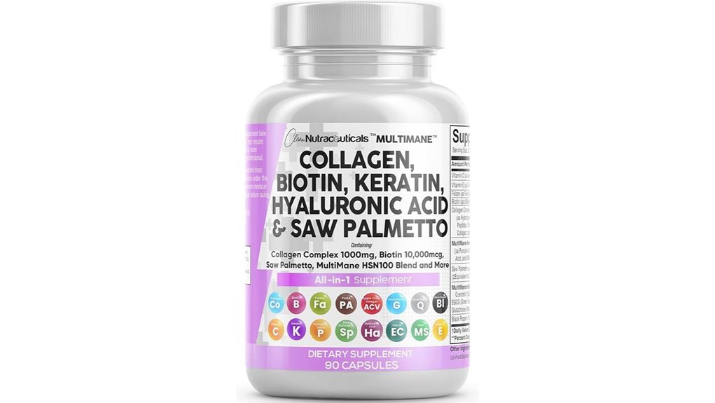 collagen biotin keratin support