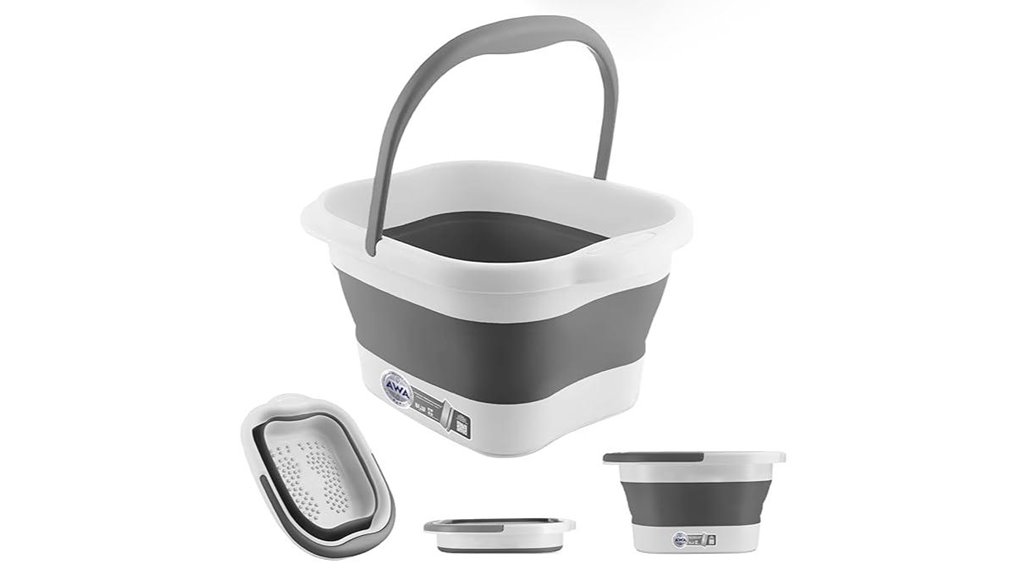 collapsible foot soaking tub