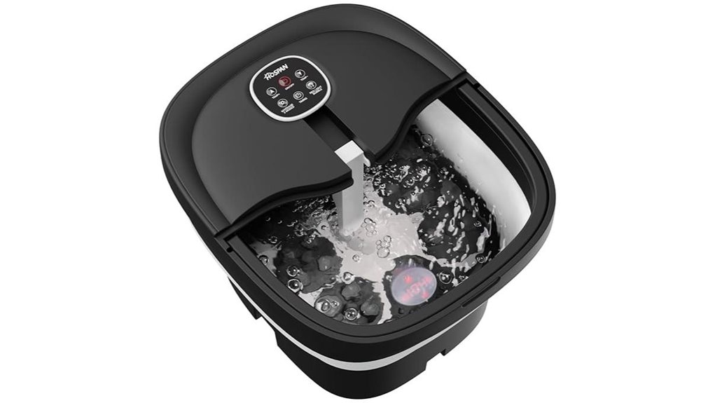 collapsible foot spa with shiatsu massage balls