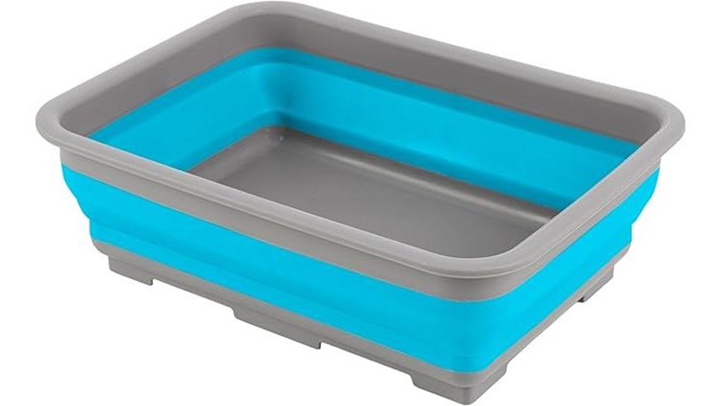 collapsible wash bucket specifications