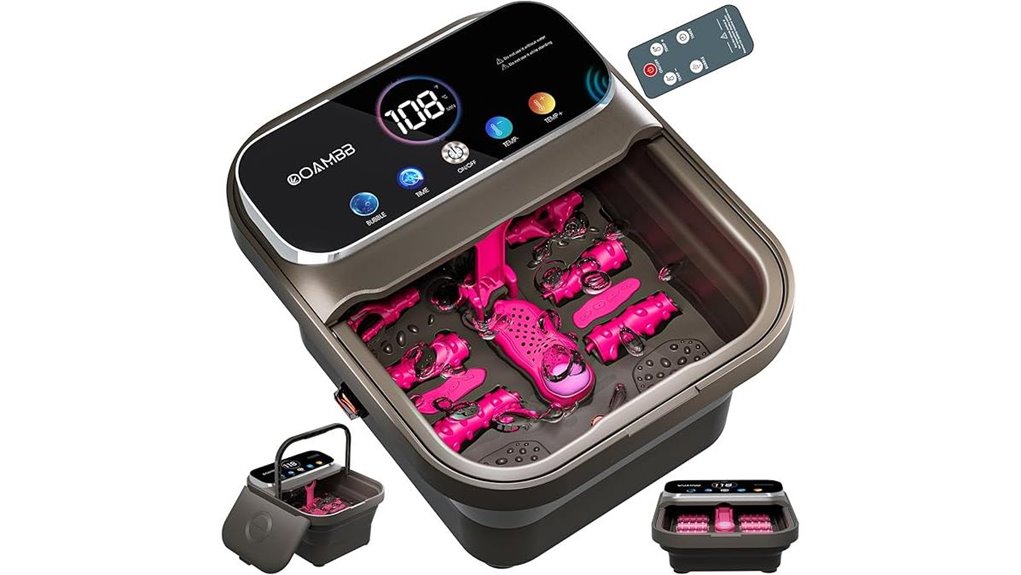 collapsiblefootspa with heat
