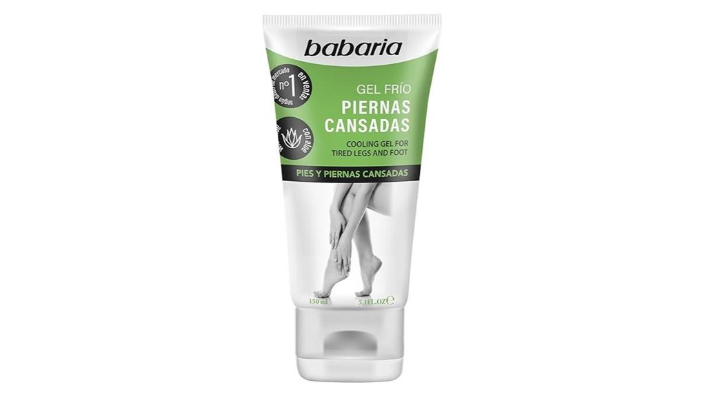 cooling gel for legs and feet