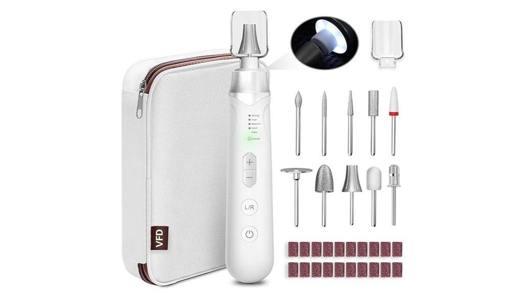 cordless nail file with battery