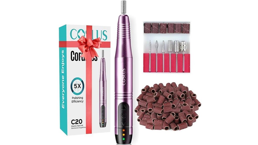 coslus c20 cordless nail drill