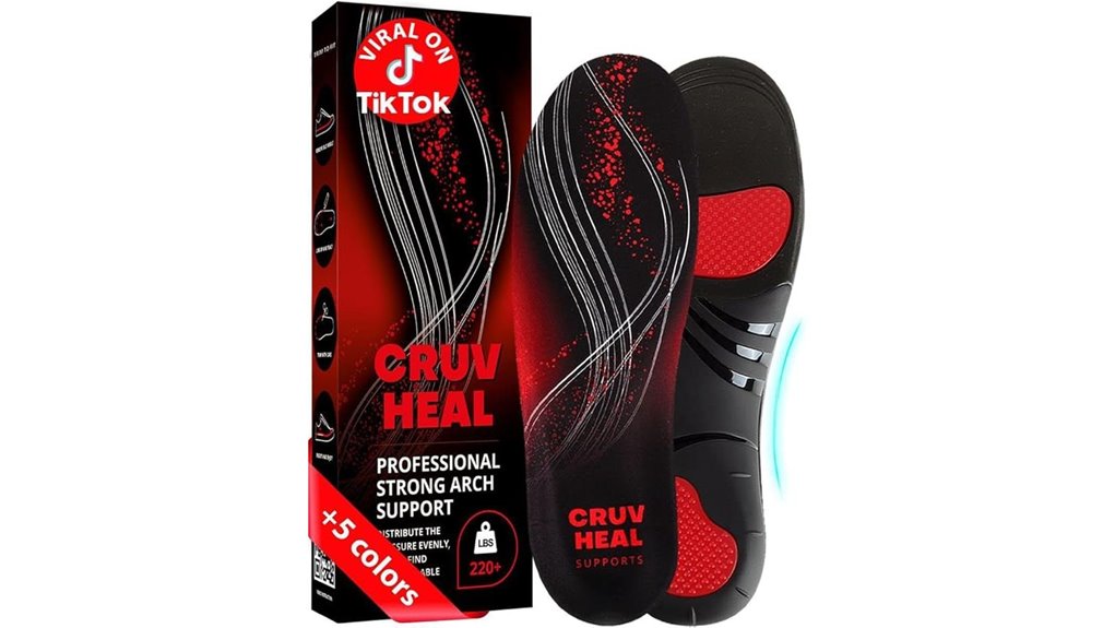 cruvheal 220 lbs insoles