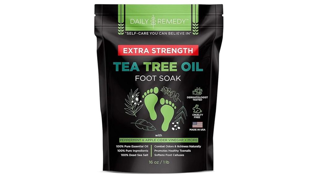daily remedy tea tree oil foot soak