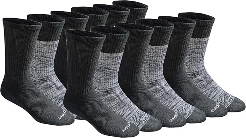 dickies moisture control crew socks