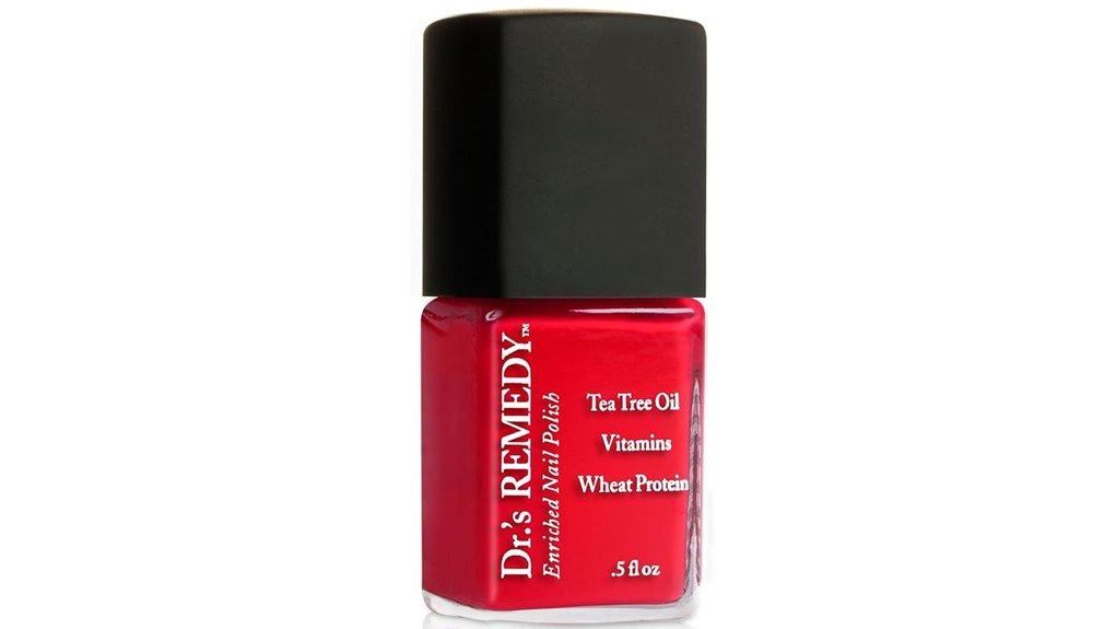 dr s remedy coral red nail polish