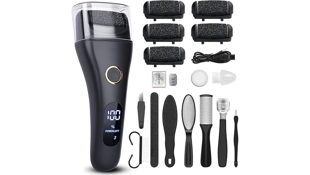 electric foot file six heads
