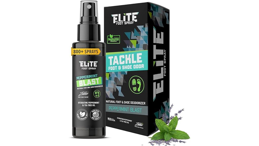 elite sportz shoe deodorizer peppermint freshener