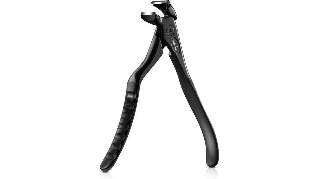 ergonomic nail clipper with handle