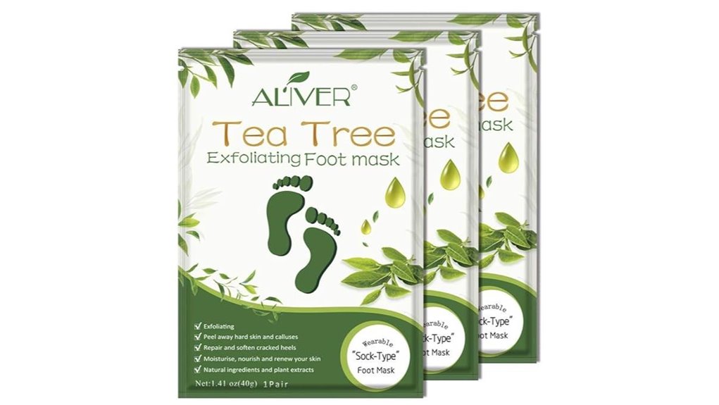 foot peel mask set three pack