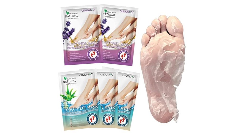foot peeling mask set five packs