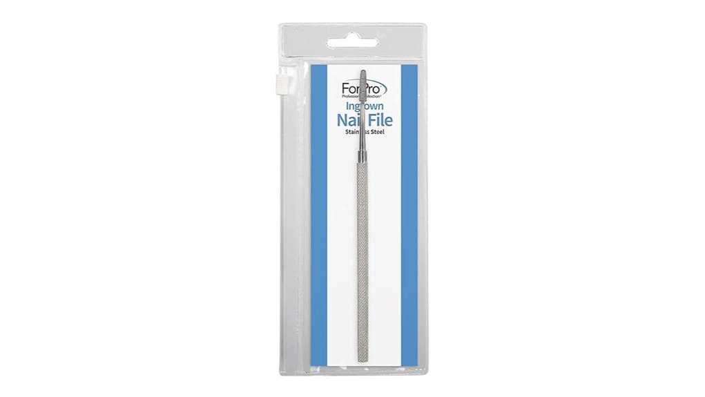 forpro ingrown nail file stainless steel
