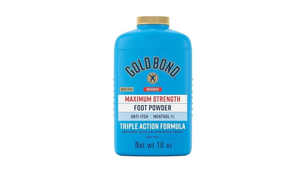 gold bond foot powder maximum strength odor relief