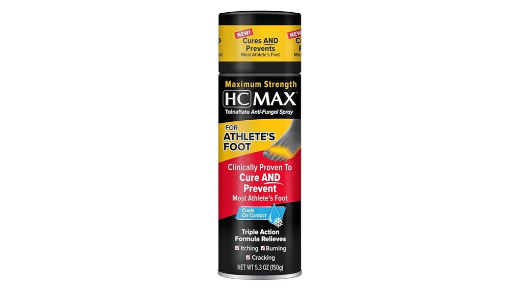 hc max athletes foot spray 5 3 oz
