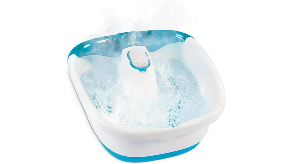 homedics foot spa with pumice