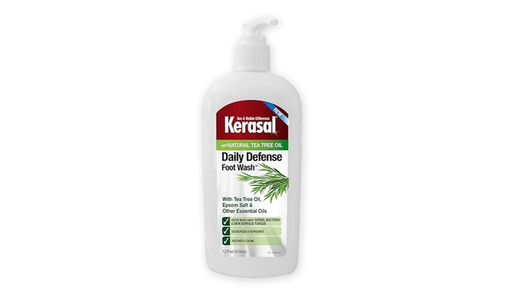 kerasal daily defense foot wash