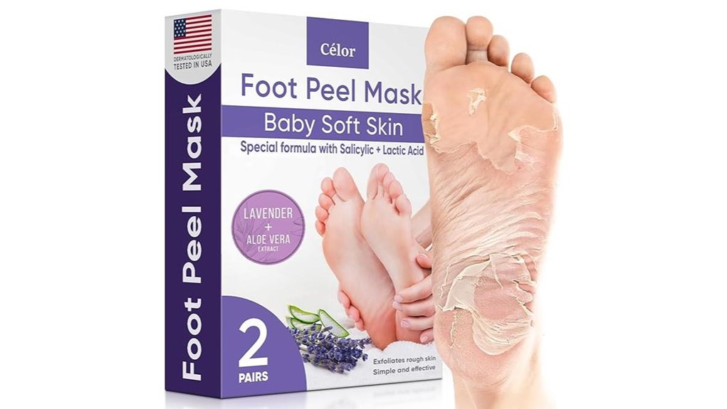 lavender foot peel mask