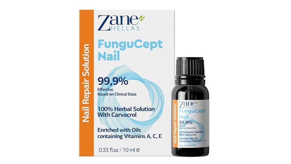 nail solution for discolored nails