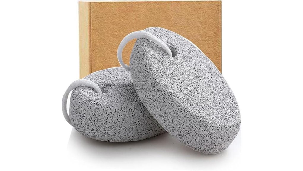 natural foot pumice stone 2 pack