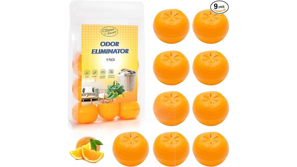 nine pack baking soda deodorizers