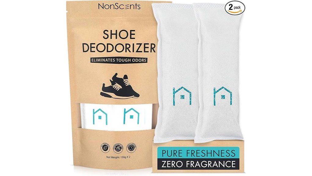 nonscents shoe deodorizer pack