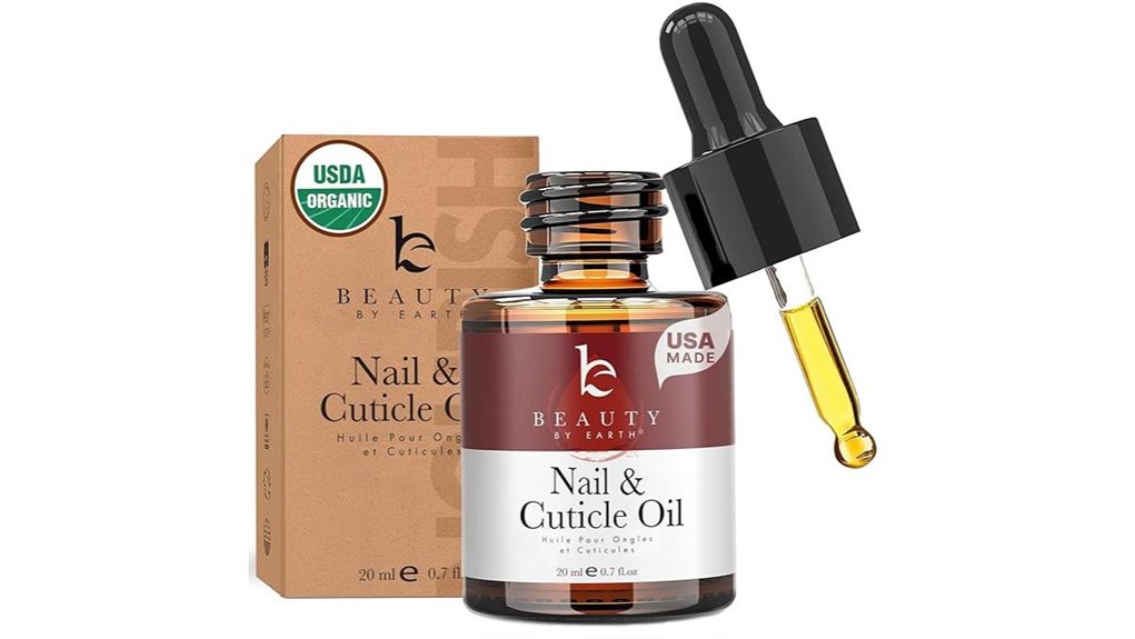 organic nail and cuticle oil for growth