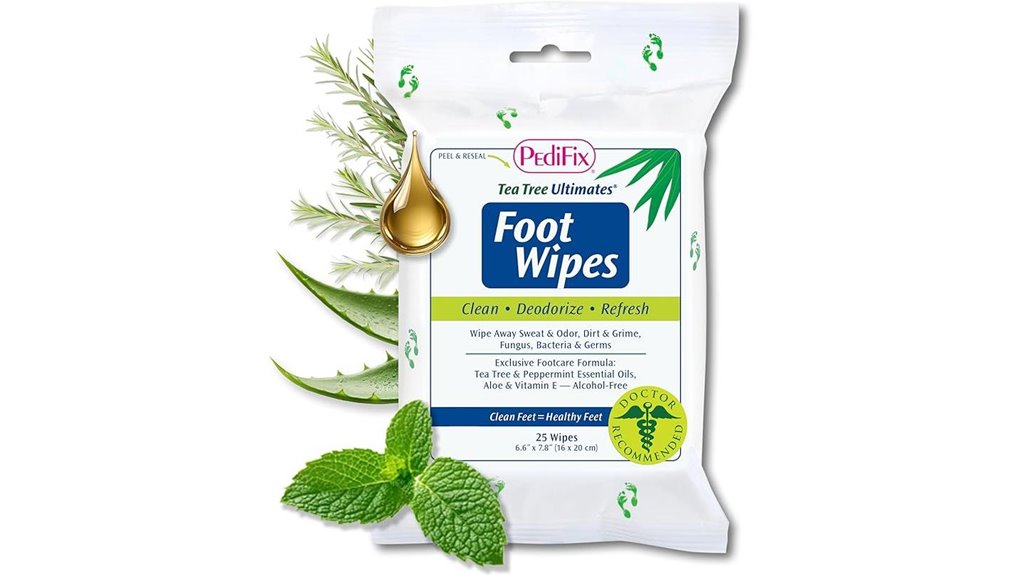 pedifix wipes for odor sweat