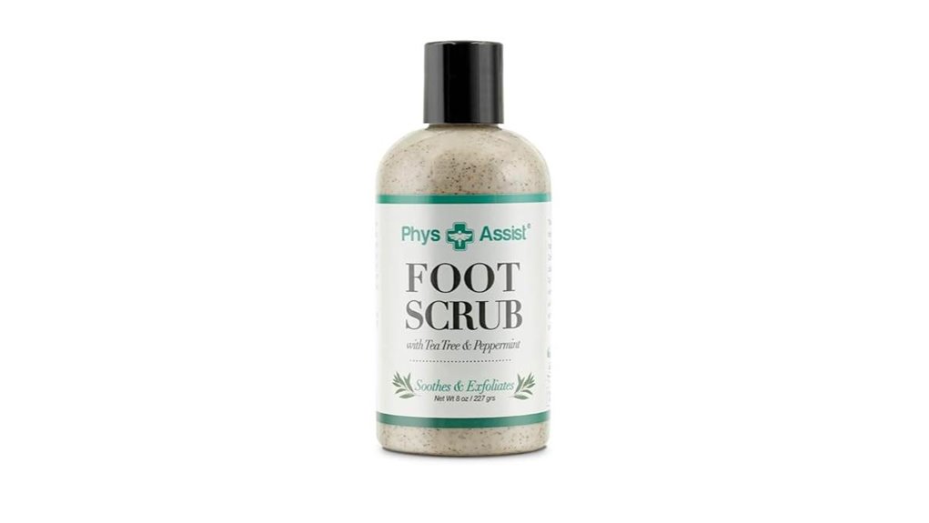 physassist tea tree peppermint foot scrub