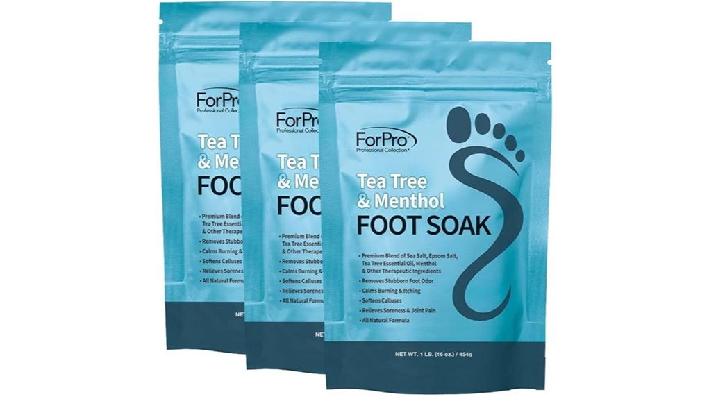 pro tea tree oil foot soak pack