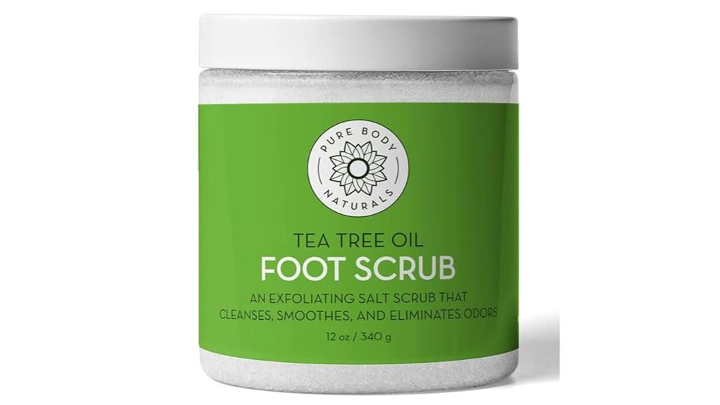 pure tea tree foot scrub brand