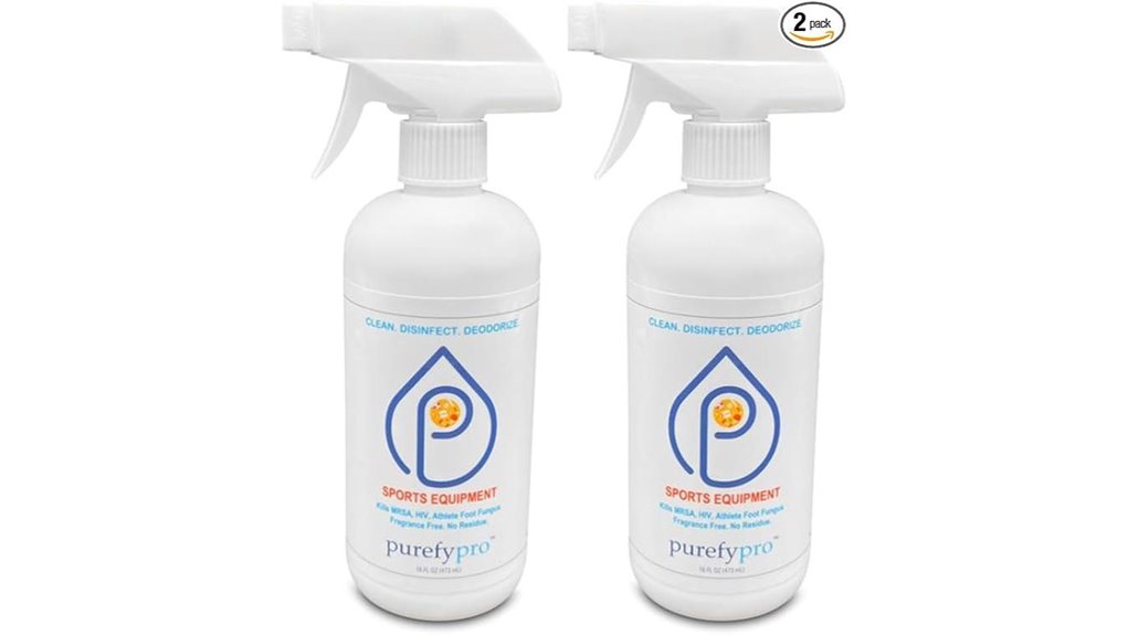 purefypro sports disinfectant spray 2pk