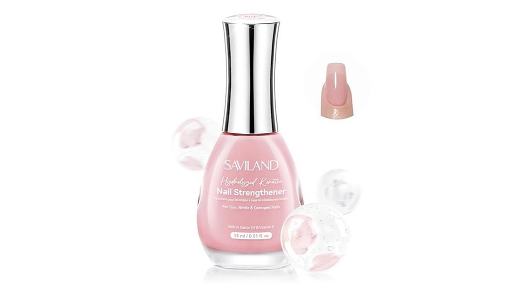 saviland sheer pink nail repair