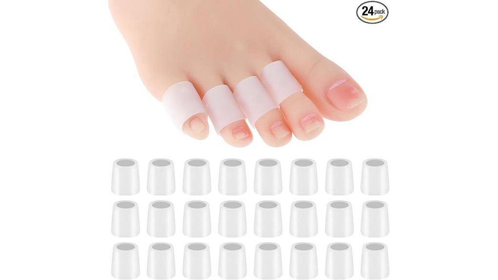 silicone toe sleeves cushions 24