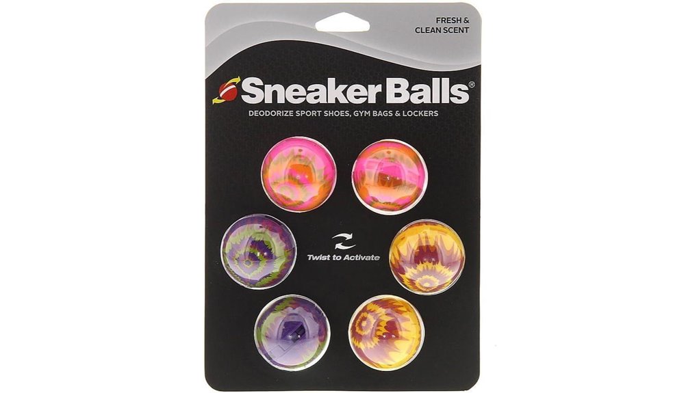 sneaker odor fighting fresheners 6 pack