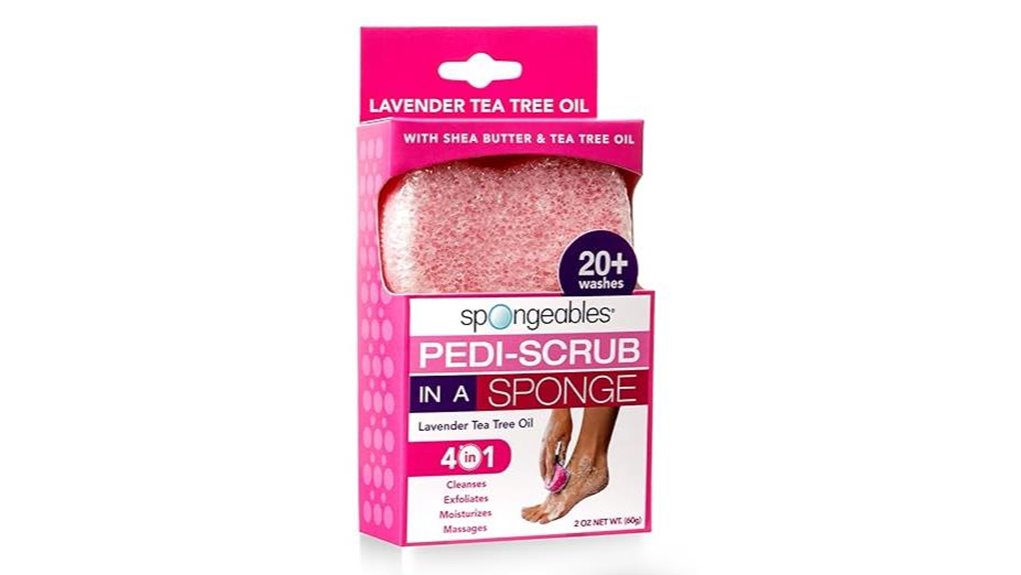 spongeables pedi scrub foot exfoliating