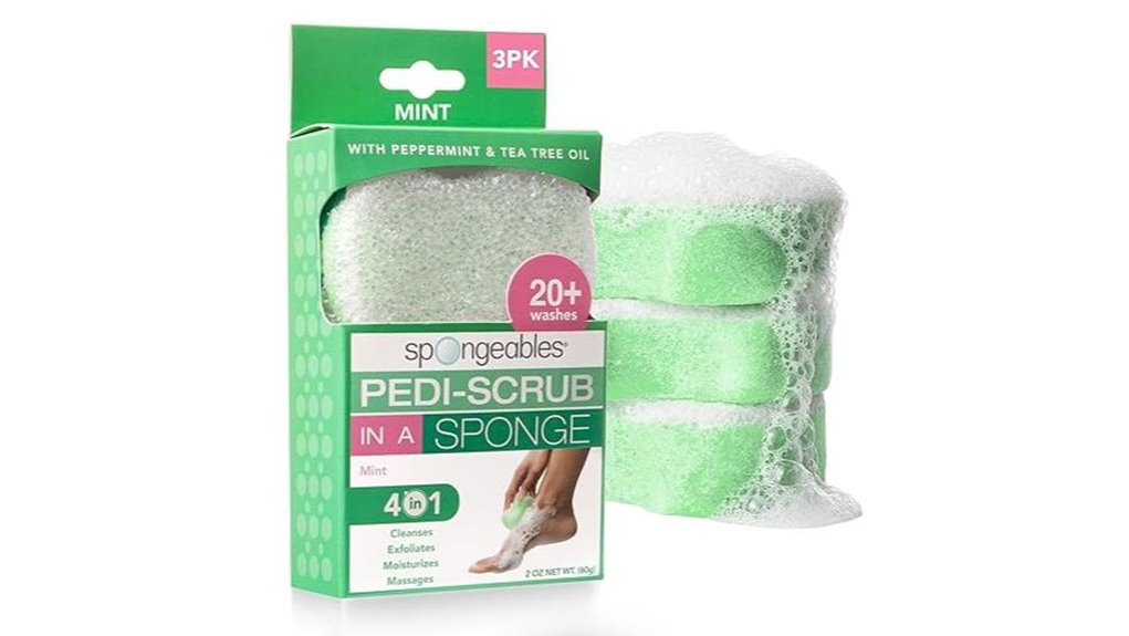 spongeables pedi scrub foot